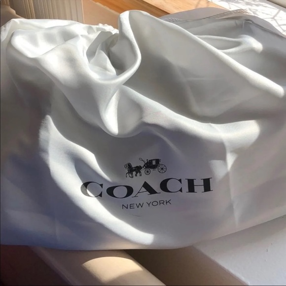 Coach Black Leather Edie 31 Tote - Picture 8 of 10